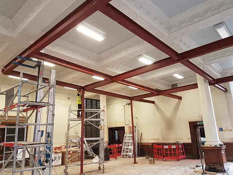 Balcony steel work